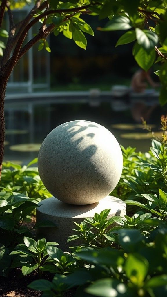Add Garden Art and Sculptures
