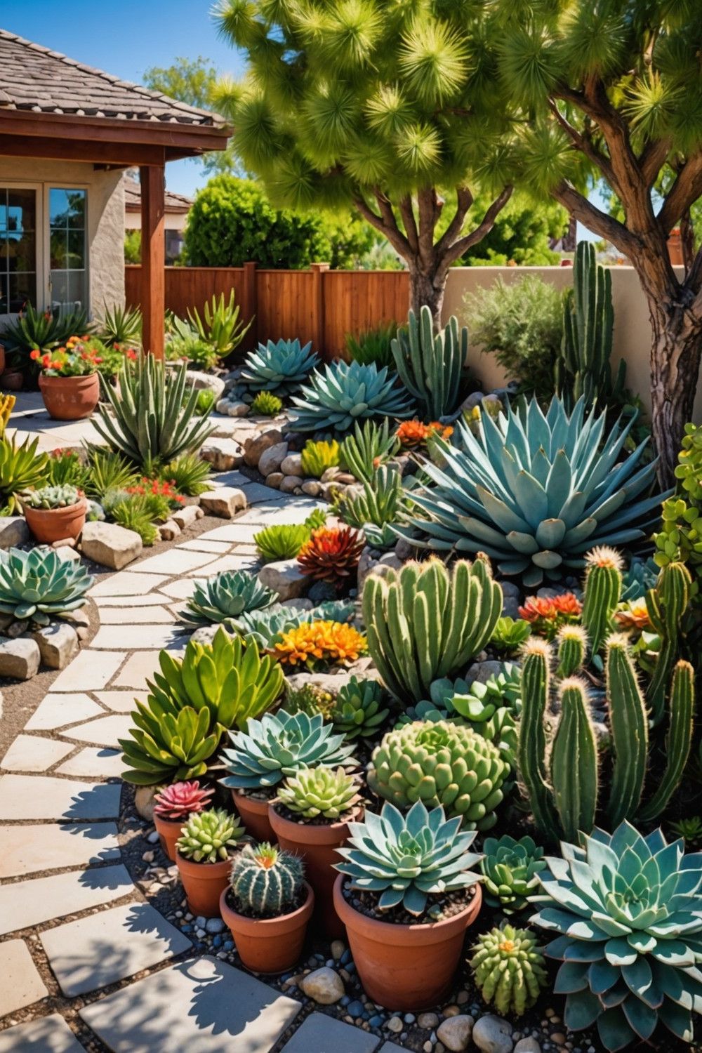 Succulent and Cactus Garden