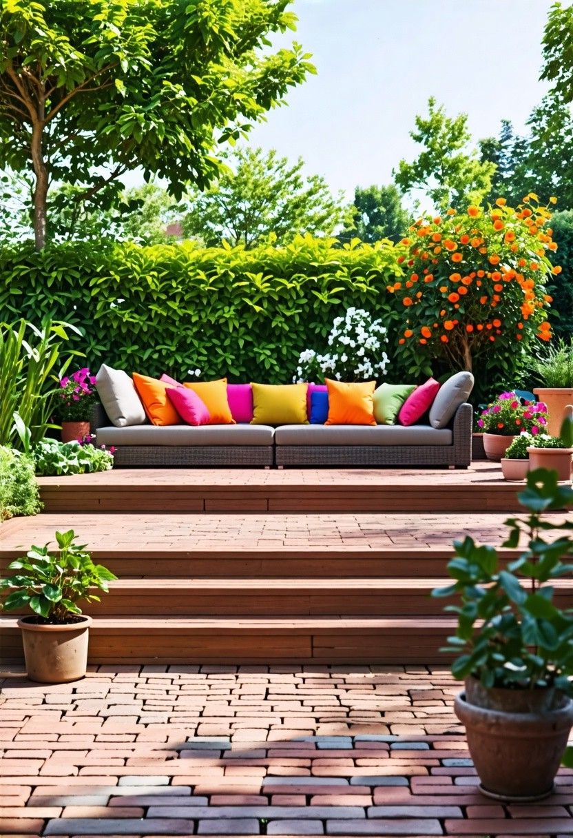 Elevated Brick Deck