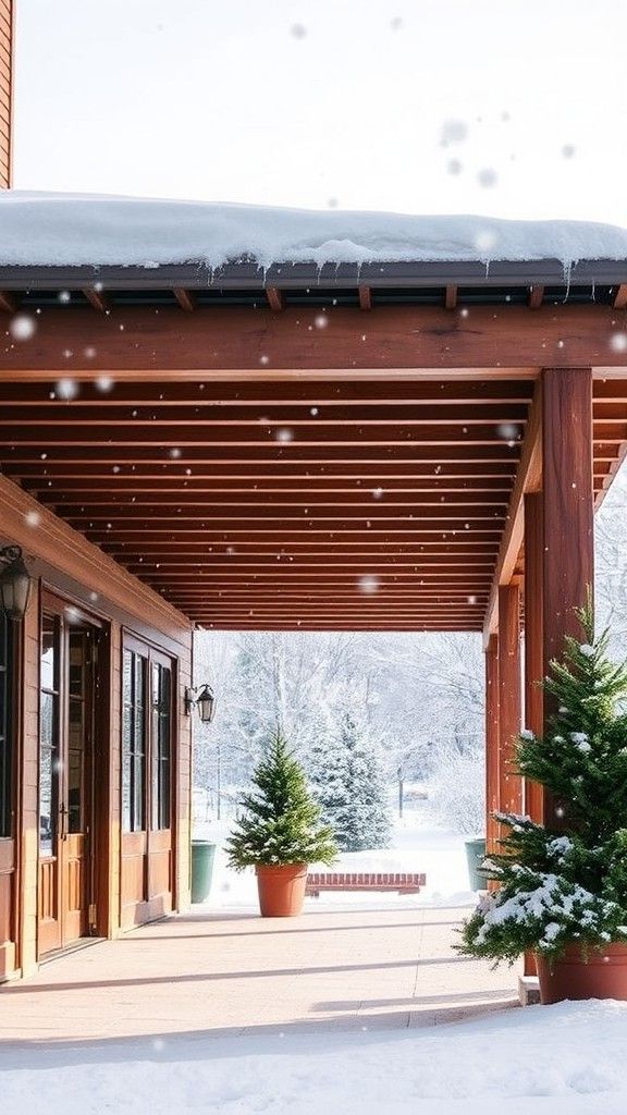 Solid Wood Patio Cover