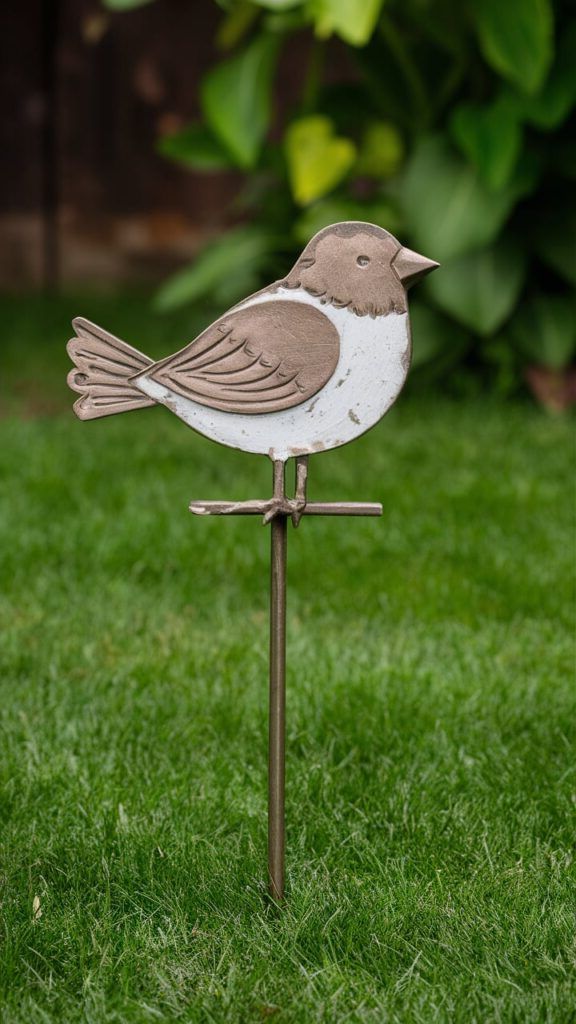 Bird-Shaped Plant Marker