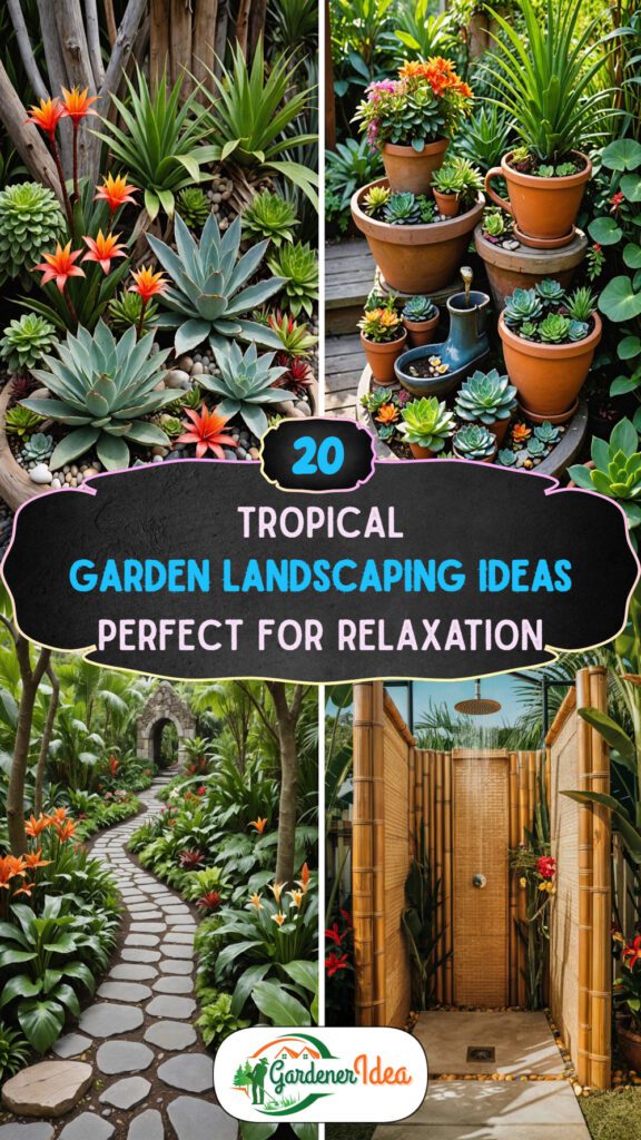 20 Tropical Garden Landscaping Ideas