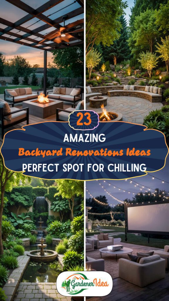 23 Backyard Renovations Ideas