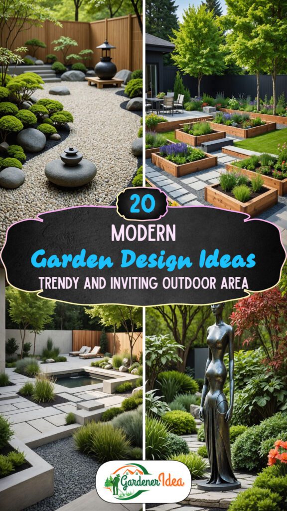 20 Modern Garden Design Ideas