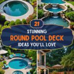 20 Stunning Round Pool Deck Ideas You’ll Love