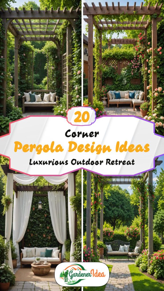 20 Corner Pergola Design Ideas