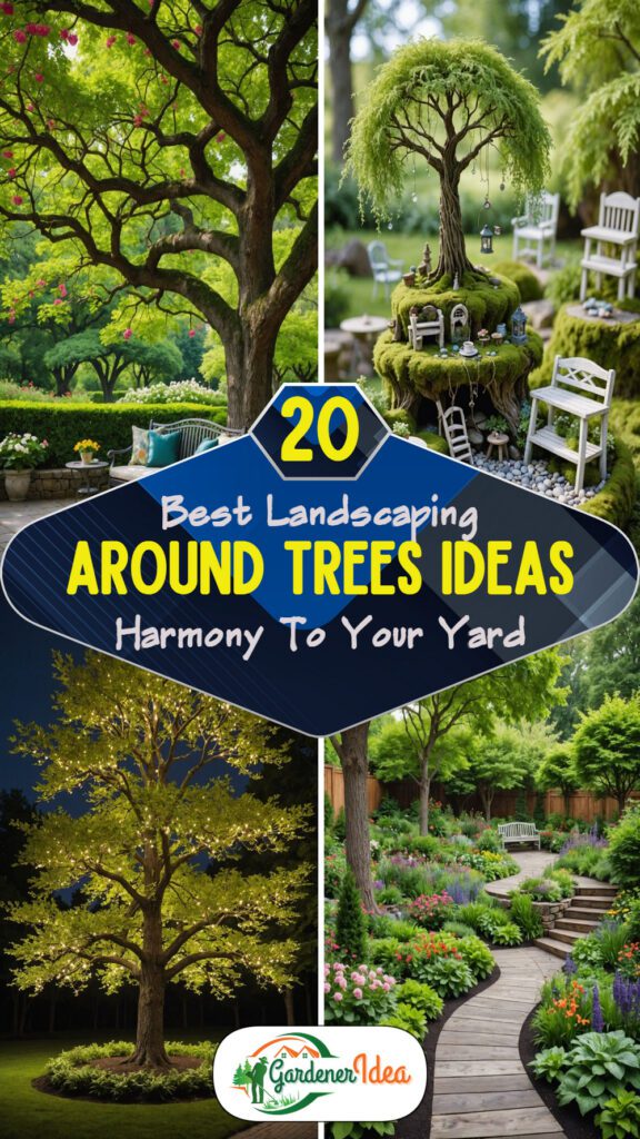20 Best Landscaping Around Trees Ideas
