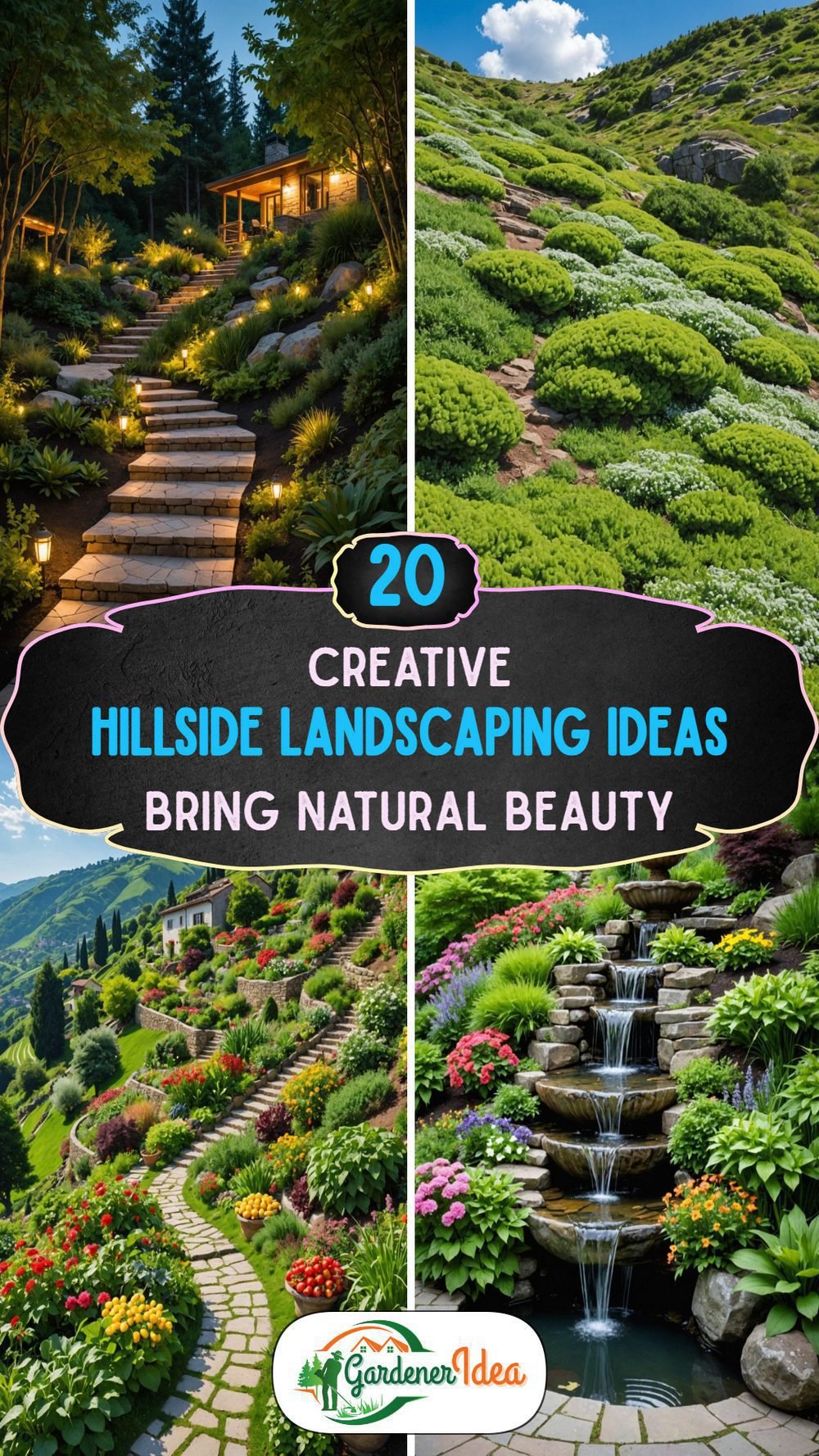 20 Hillside Landscaping Ideas - Gardener Idea