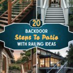 20 Backdoor Steps To Patio With Railing Ideas