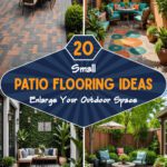 20 Small Patio Flooring Ideas To Brighten And Enlarge Your Outdoor Space