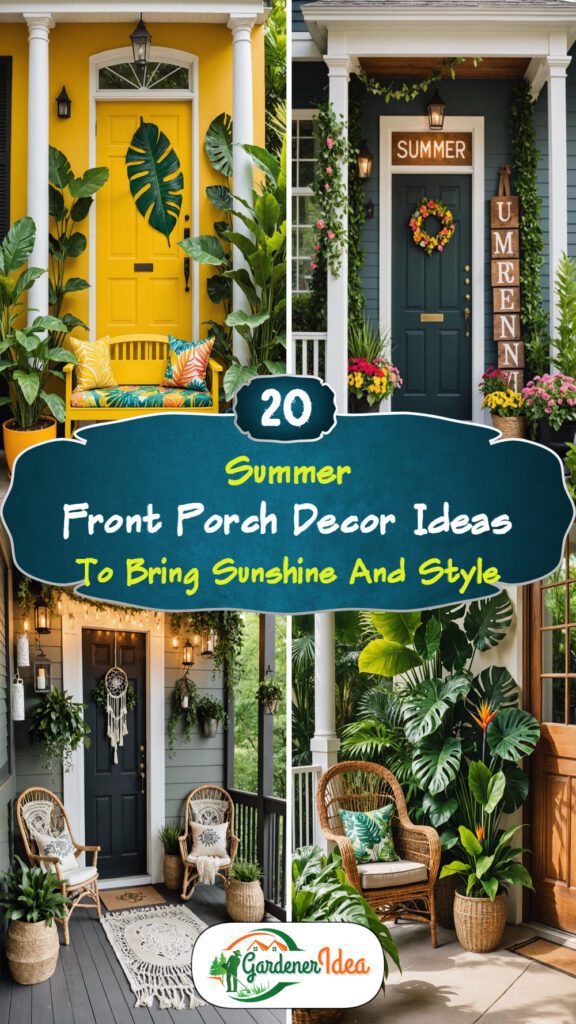 20 Summer Front Porch Decor Ideas