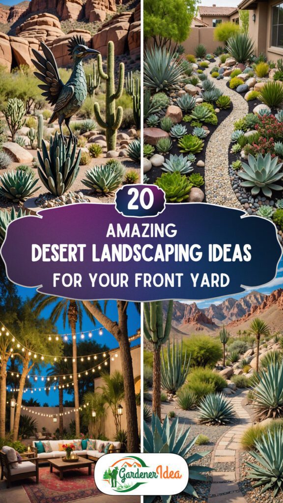 20 Desert Landscaping Ideas For Your Front Yard