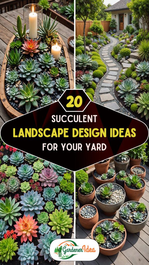 20 Succulent Landscape Design Ideas For Your Yard