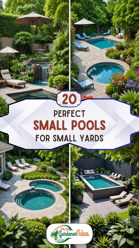 20 Perfect Small Pools For Small Yards