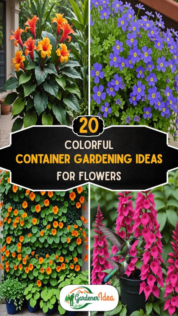 20 Colorful Container Gardening Ideas For Flowers