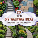 20 Cheap DIY Walkway Ideas