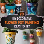 20 DIY Decorative Flower Pot Painting Ideas To Try