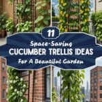11 Space-Saving Cucumber Trellis Ideas