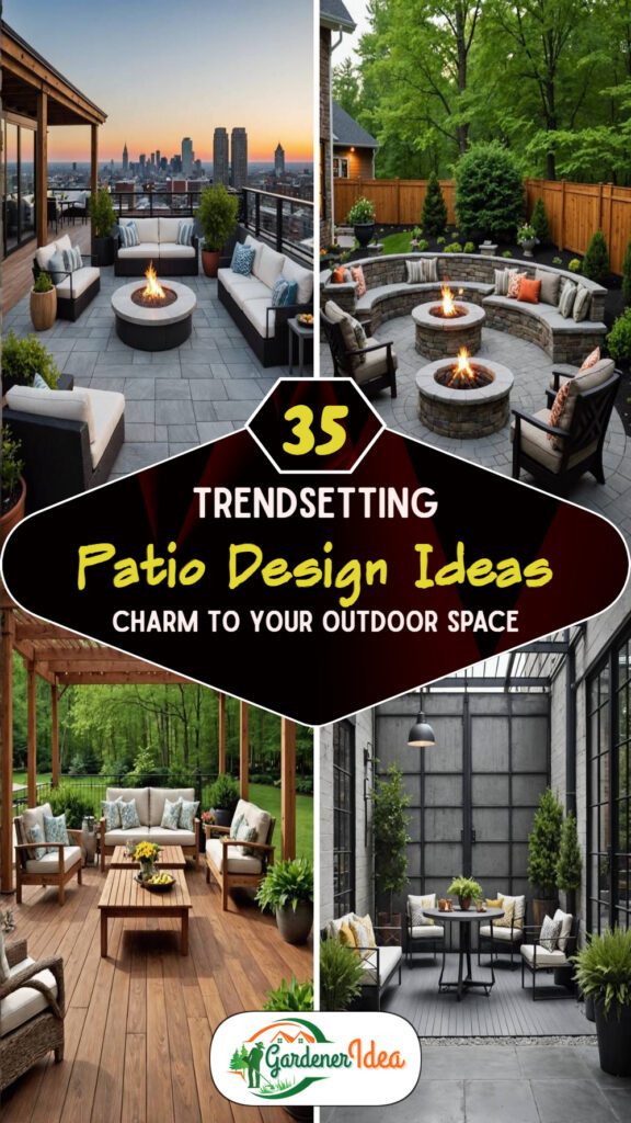 35 Trendsetting Patio Design Ideas