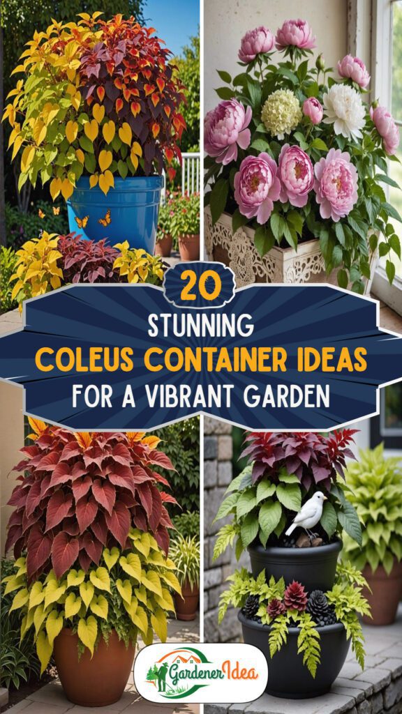 20 Stunning Coleus Container Ideas For a Vibrant Garden