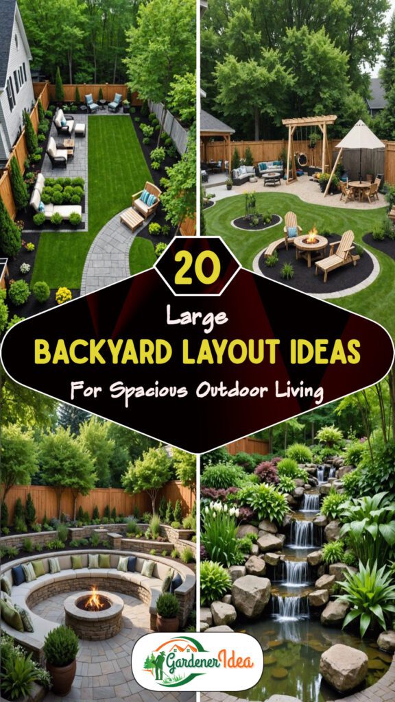 20 Large Backyard Layout Ideas For Spacious Outdoor Living