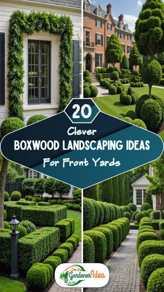 20 Boxwood Landscaping Ideas For Front Yards