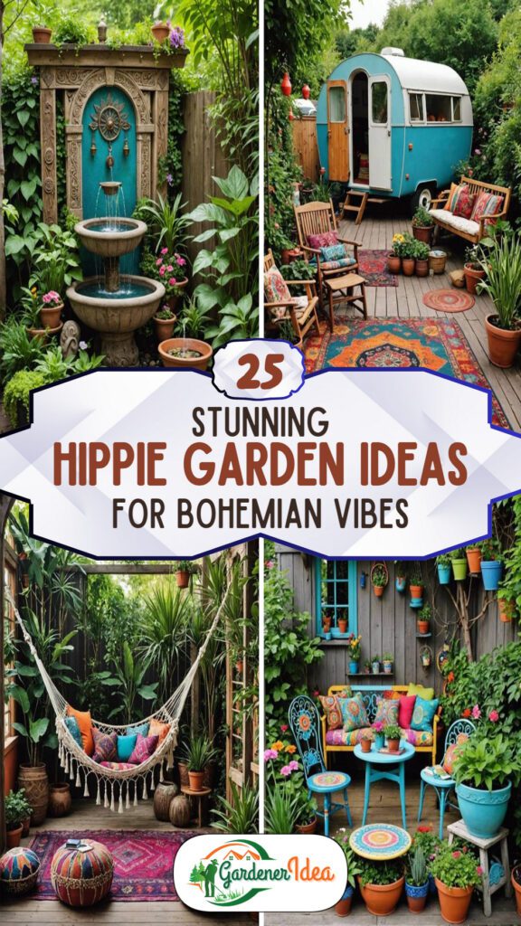 25 Stunning Hippie Garden Ideas For Bohemian Vibes
