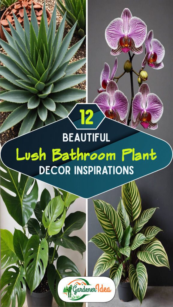 12 Lush Bathroom Plant Decor Inspirations