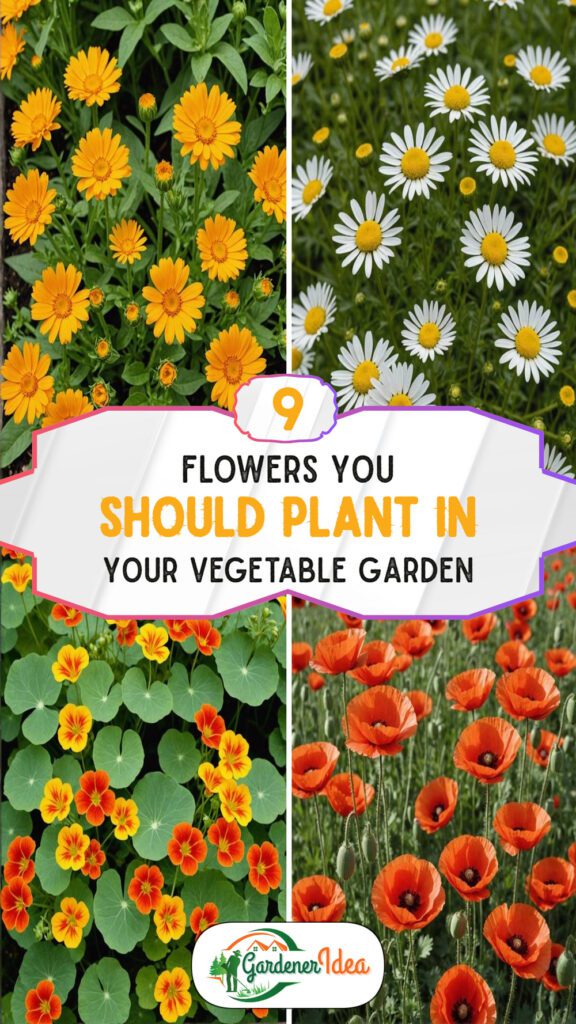 9 Flowers You Should Plant In Your Vegetable Garden
