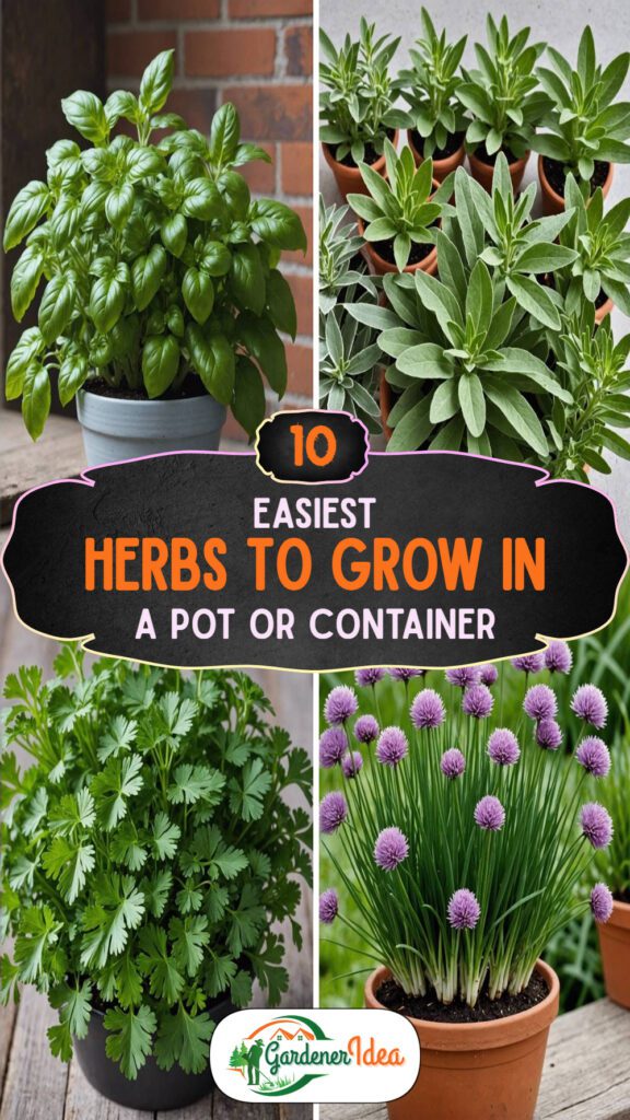 10 Easiest Herbs To Grow In a Pot Or Container