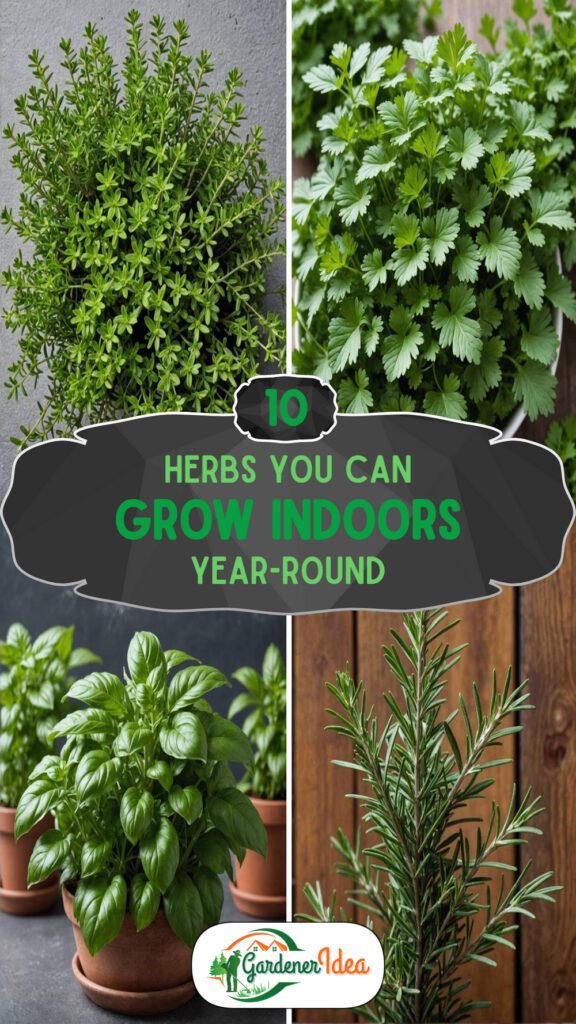 10 Herbs You Can Grow Indoors Year-Round