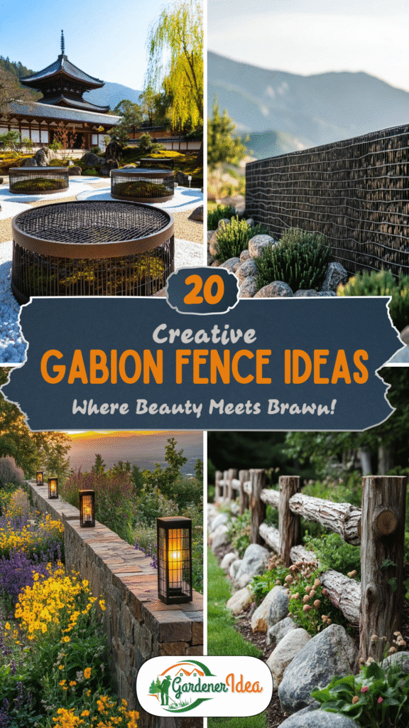 20 Creative Gabion Fence Ideas: Where Beauty Meets Brawn!