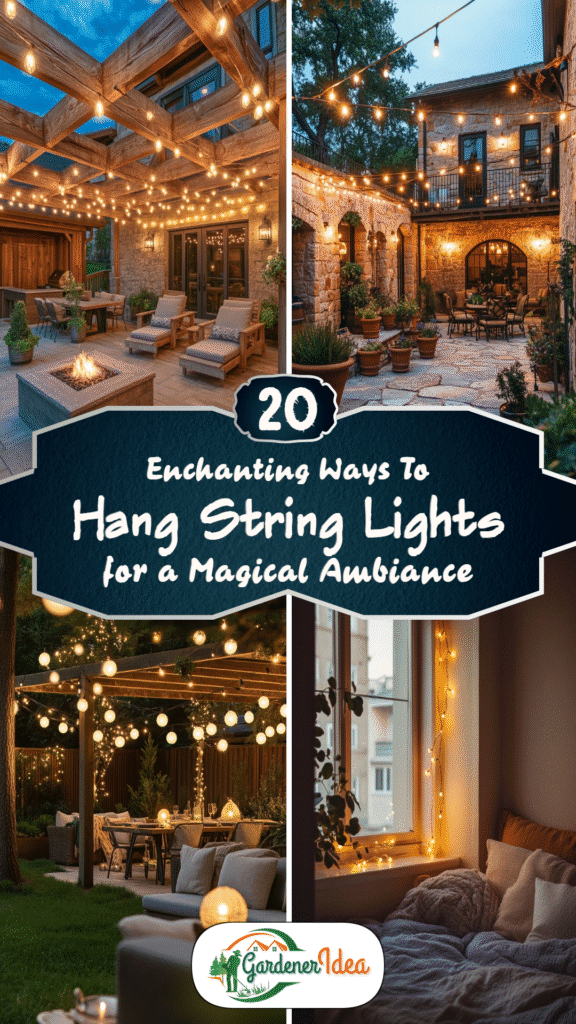 20 Enchanting Ways to Hang String Lights for a Magical Ambiance