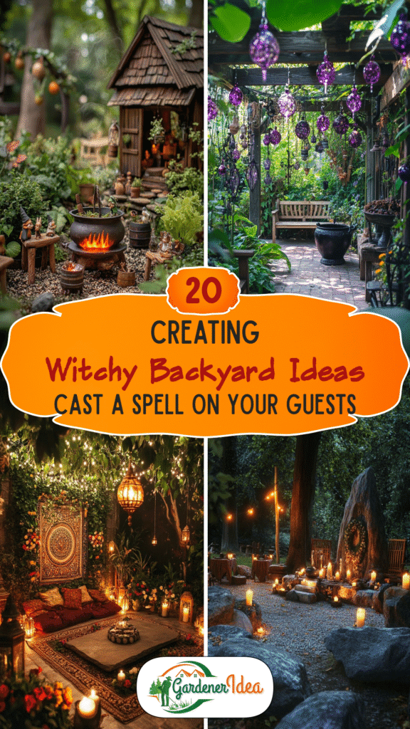 20 Witchy Backyard Ideas to Cast a Spell on Your Guests