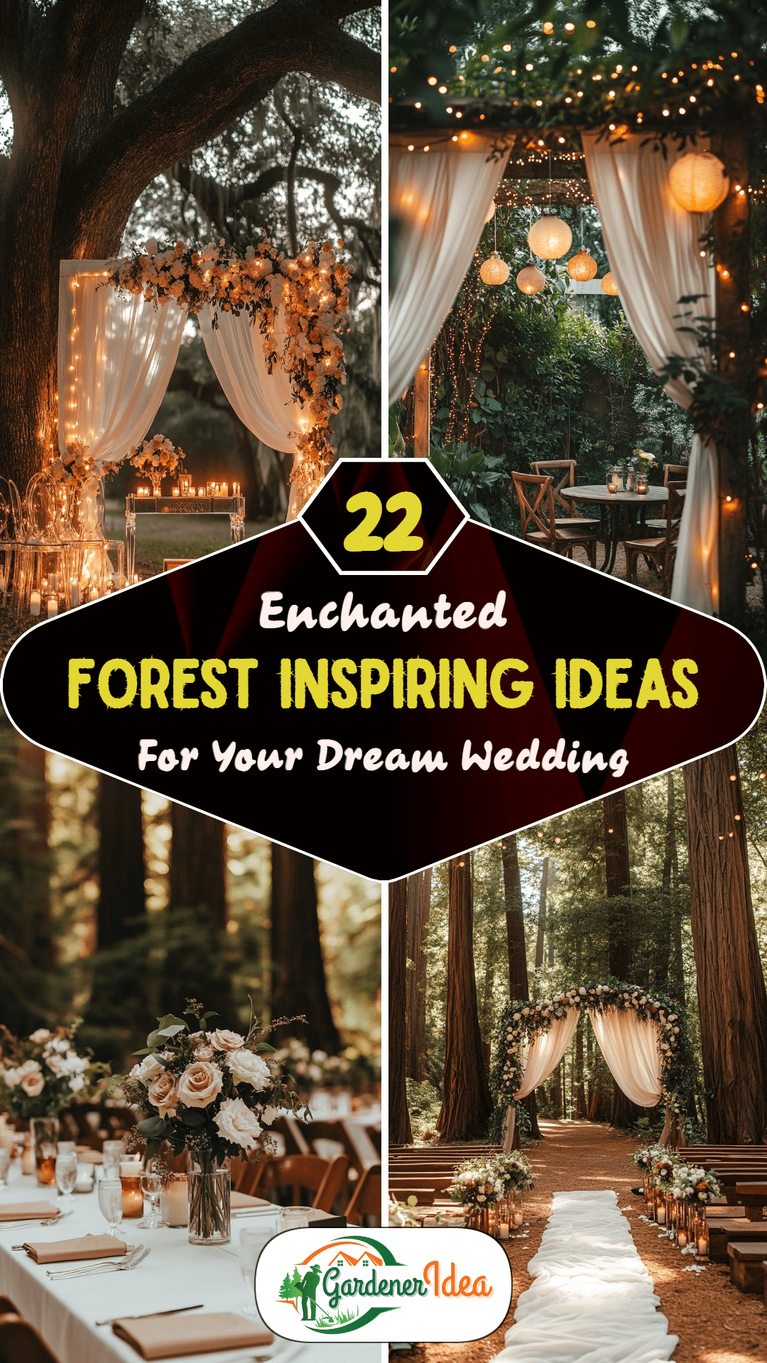 22 Enchanted Forest Inspiring Ideas for Your Dream Wedding