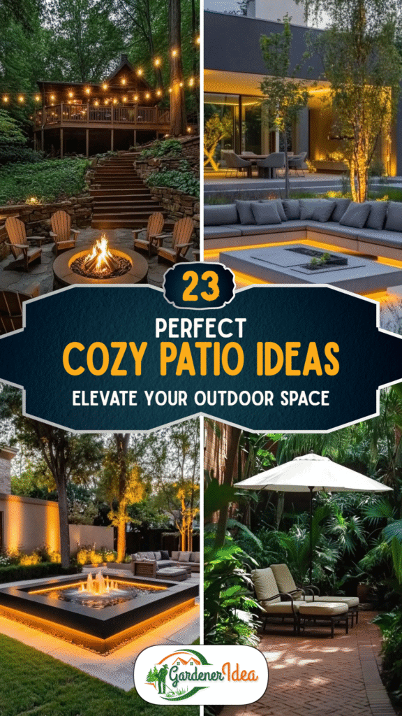 23 Cozy Patio Ideas to Elevate Your Outdoor Space