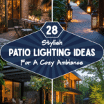 28 Patio Lighting Ideas for a Cozy Ambiance
