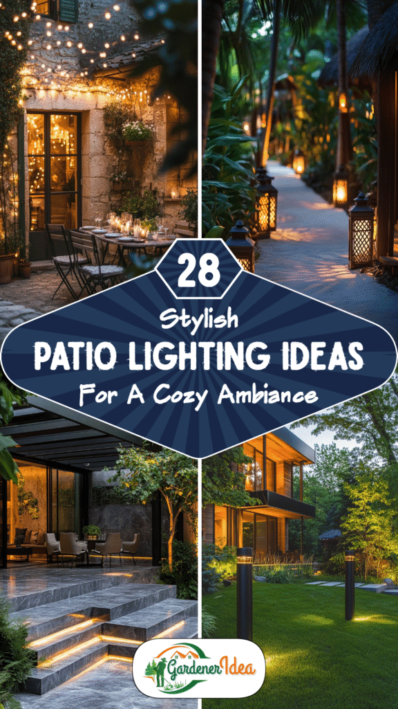 28 Patio Lighting Ideas for a Cozy Ambiance