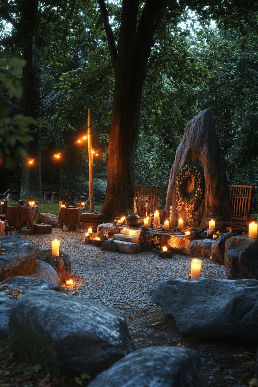Stone Circle for Rituals and Reflection