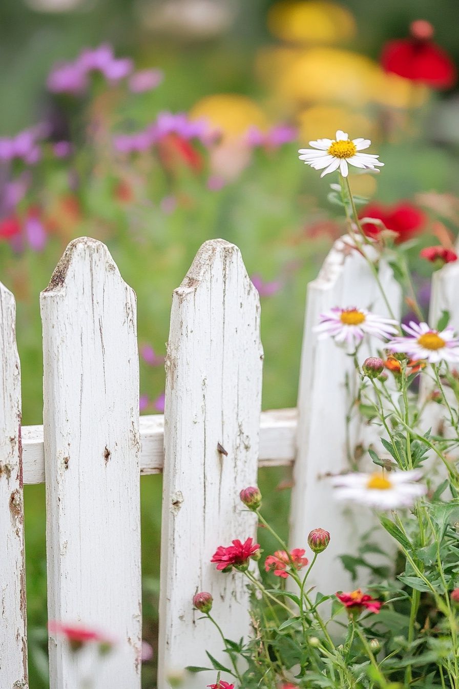 rustic fence ideas 1