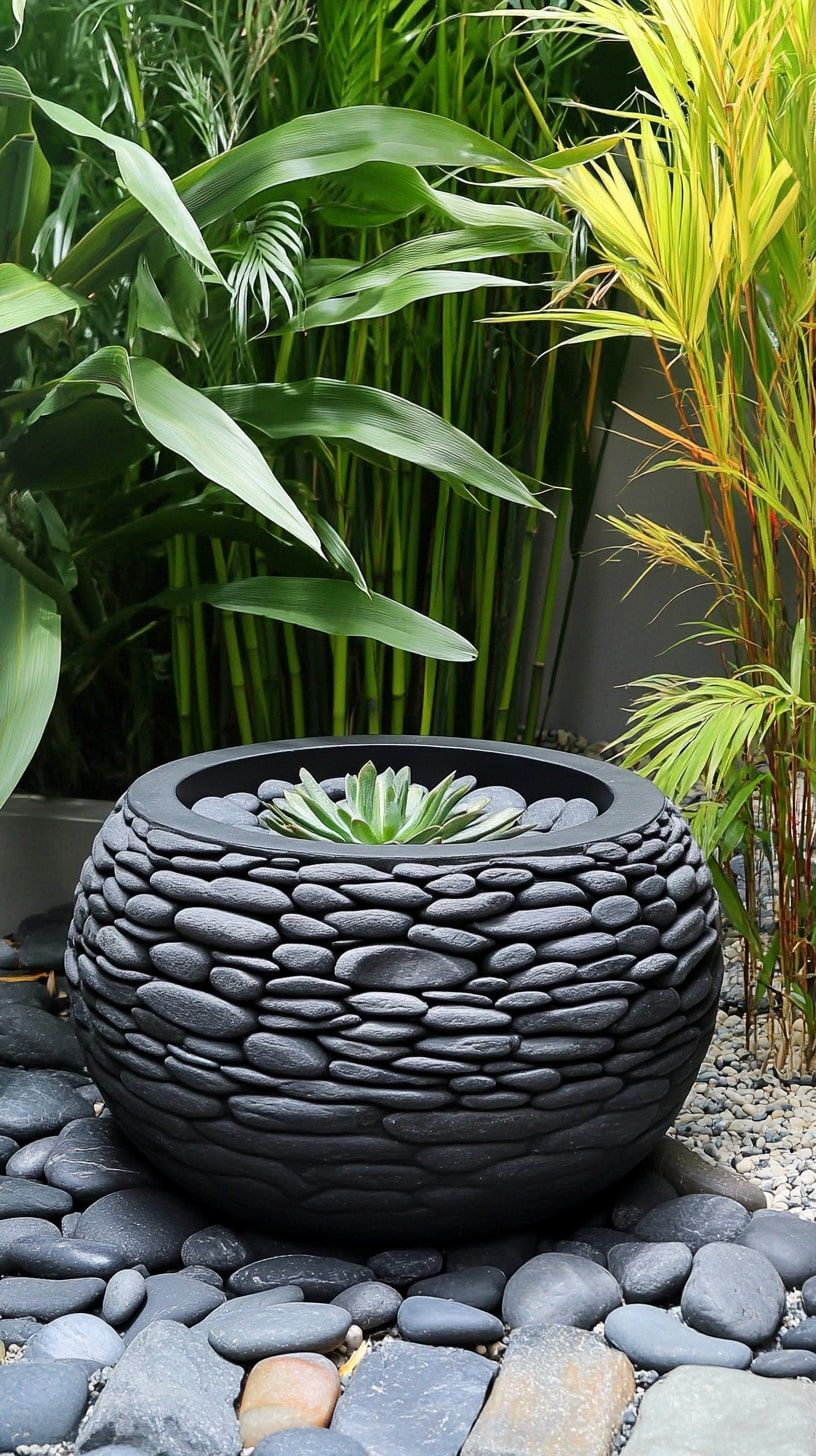 Bold Stone Planter