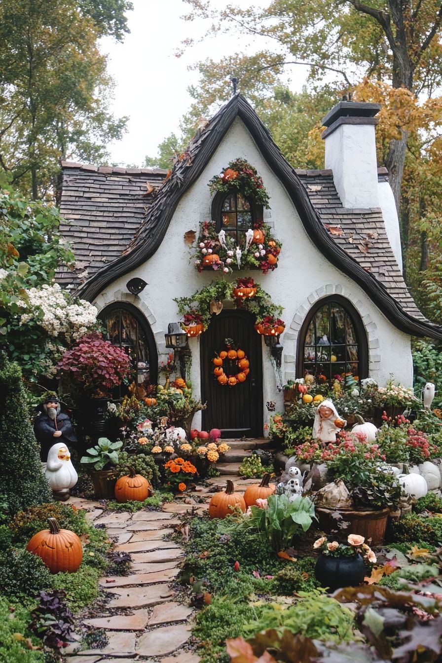 Garden with a Haunted Cottage Twist