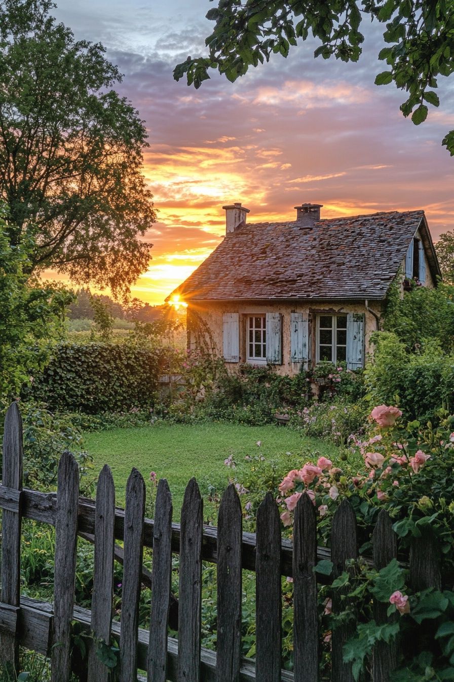 rustic fence ideas 17