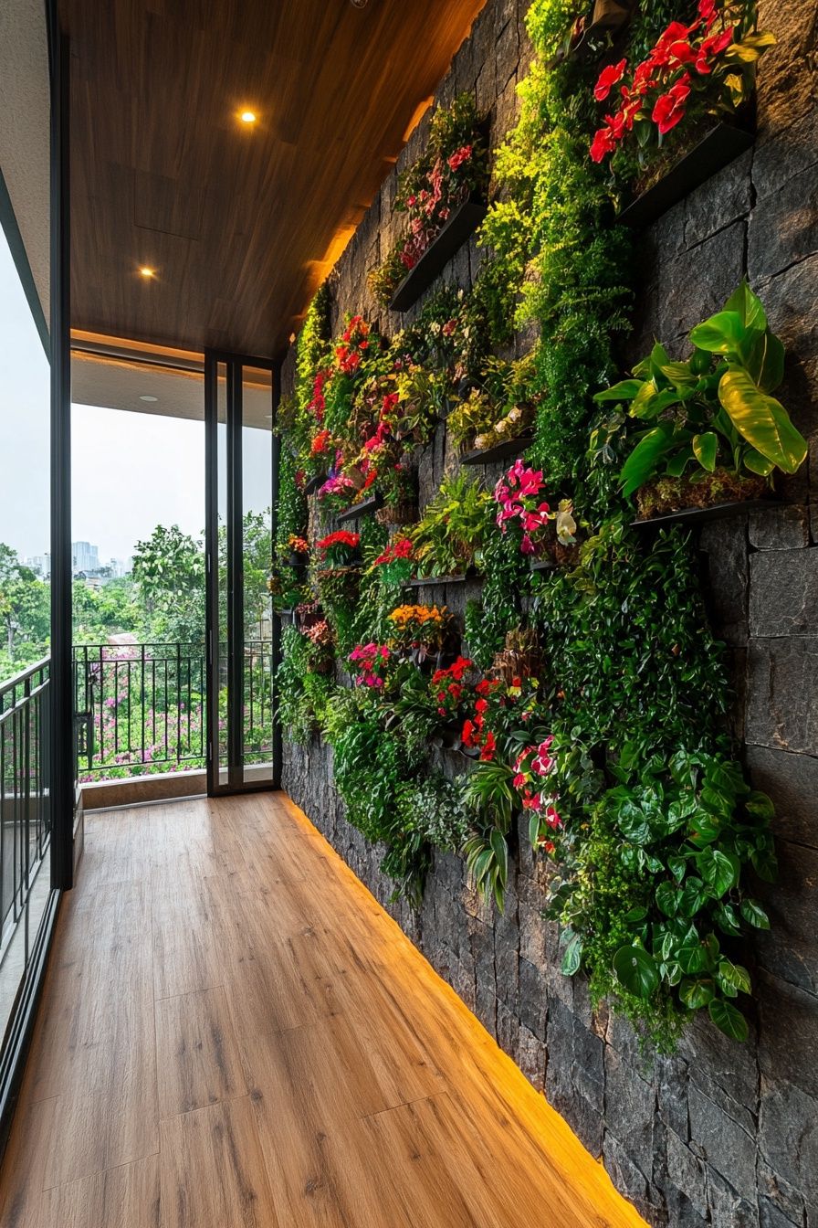 Lush Vertical Garden