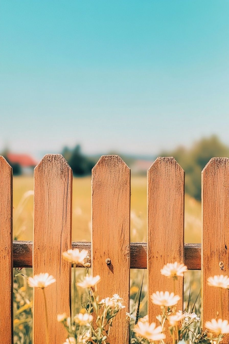 rustic fence ideas 18
