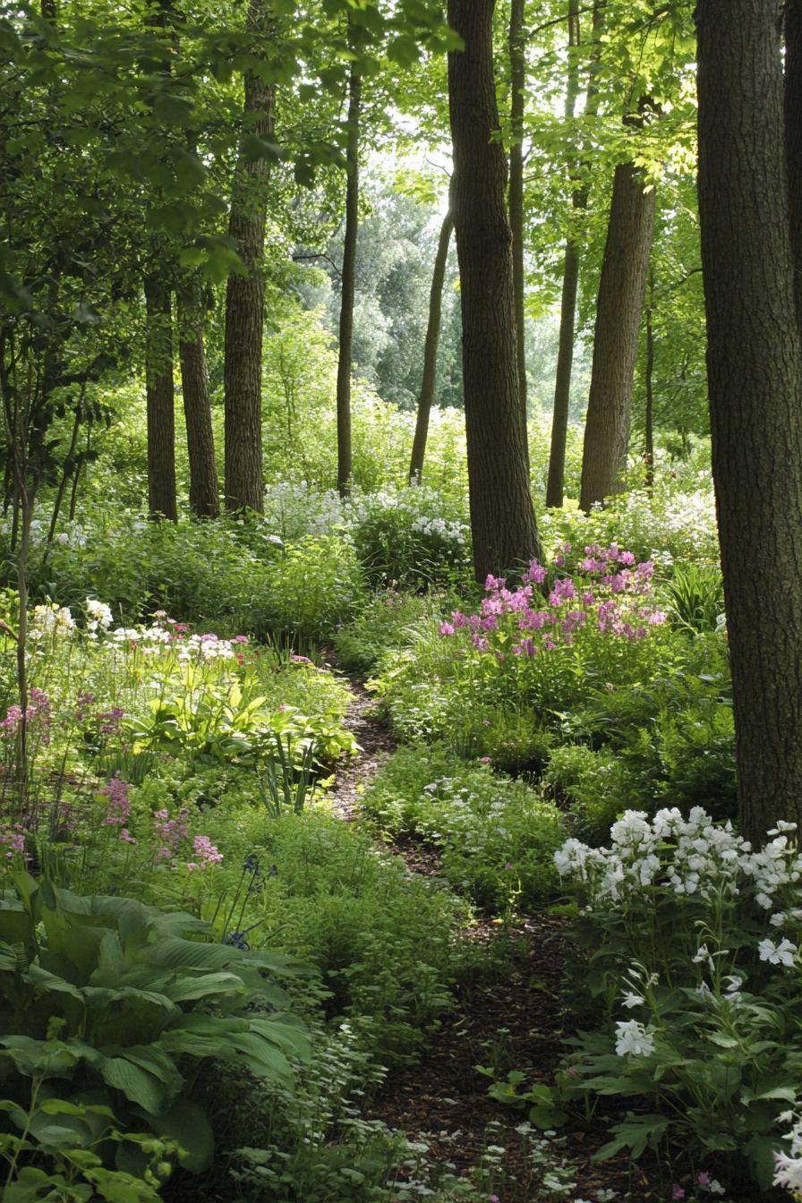 blooming with colorful wildflowers