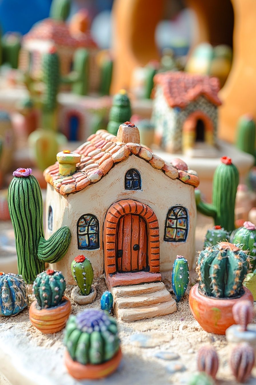 11. Design a Desert-Inspired Fairy Garden Oasis