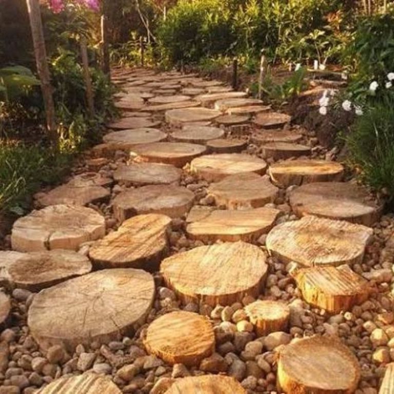 DIY Garden Paths
