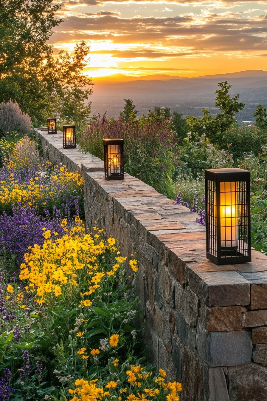 Frame Your Landscape with a Rustic Gabion Fence