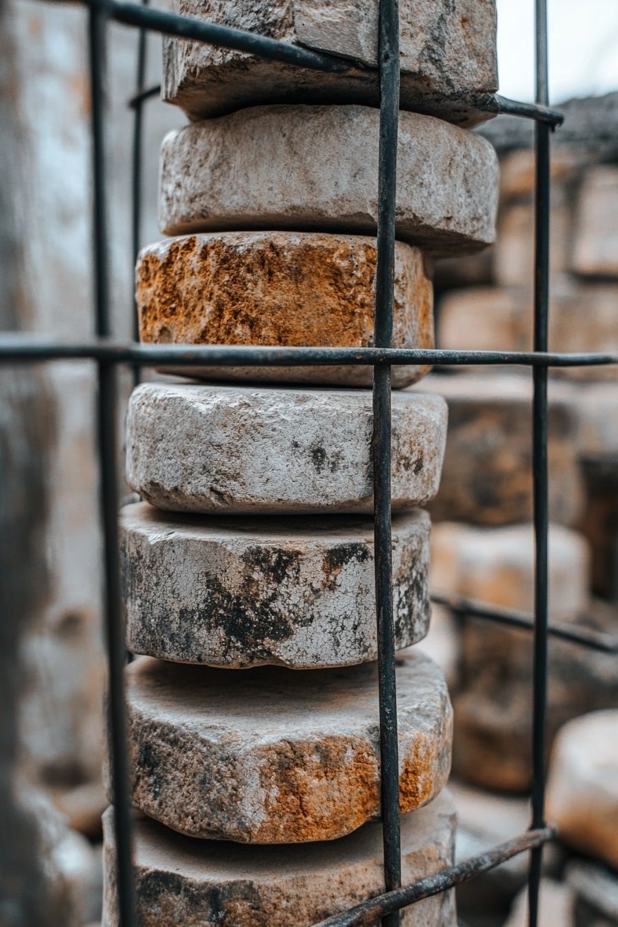 Aesthetics with Precision-Stacked Stones